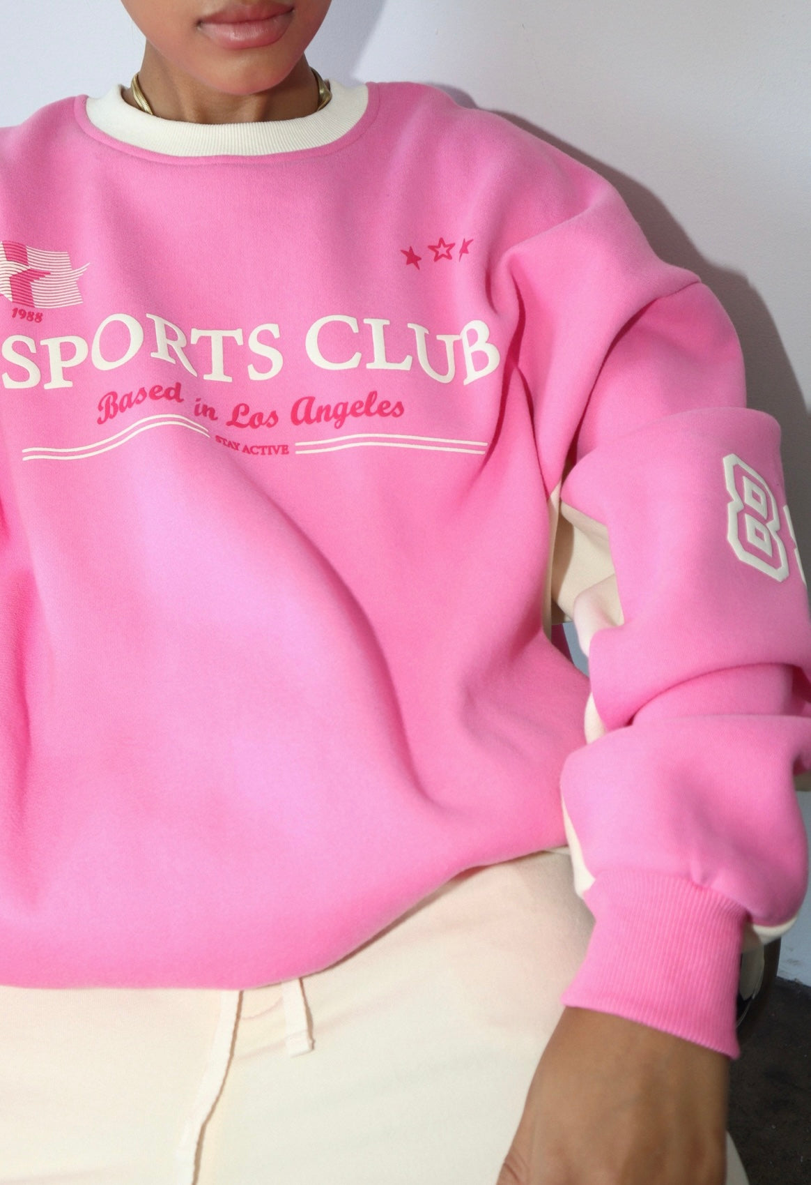 Sports Club Oversized Crew